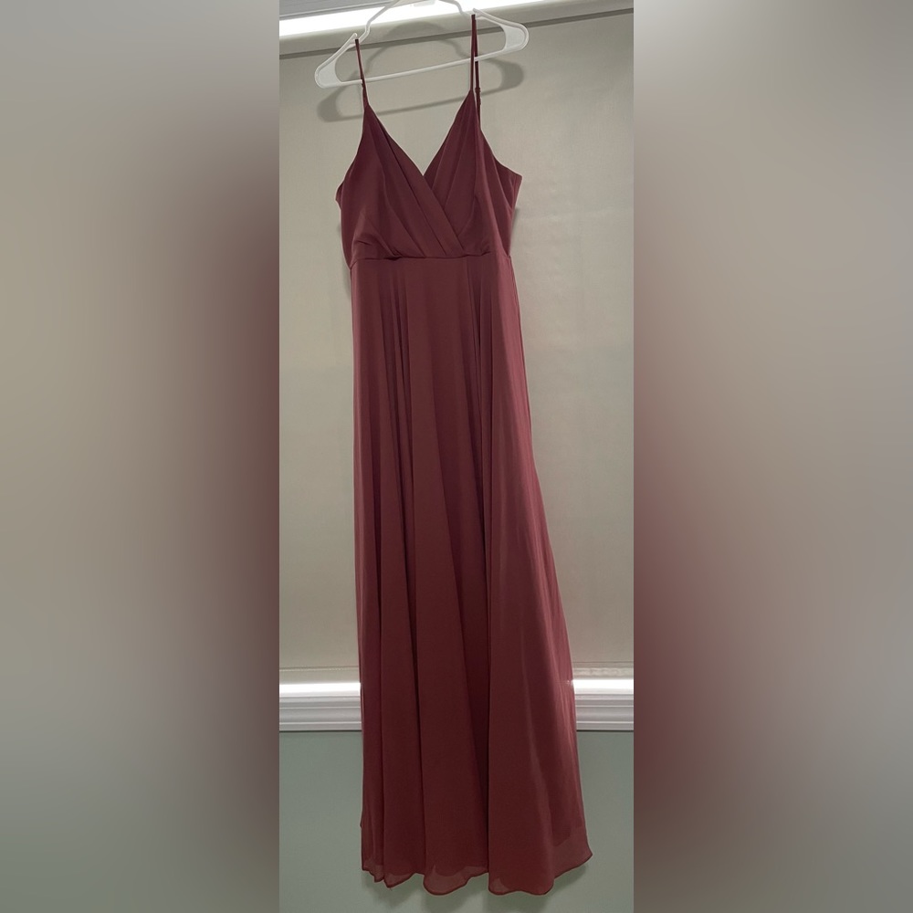 Lulus All About Love Rusty Rose Maxi Dress